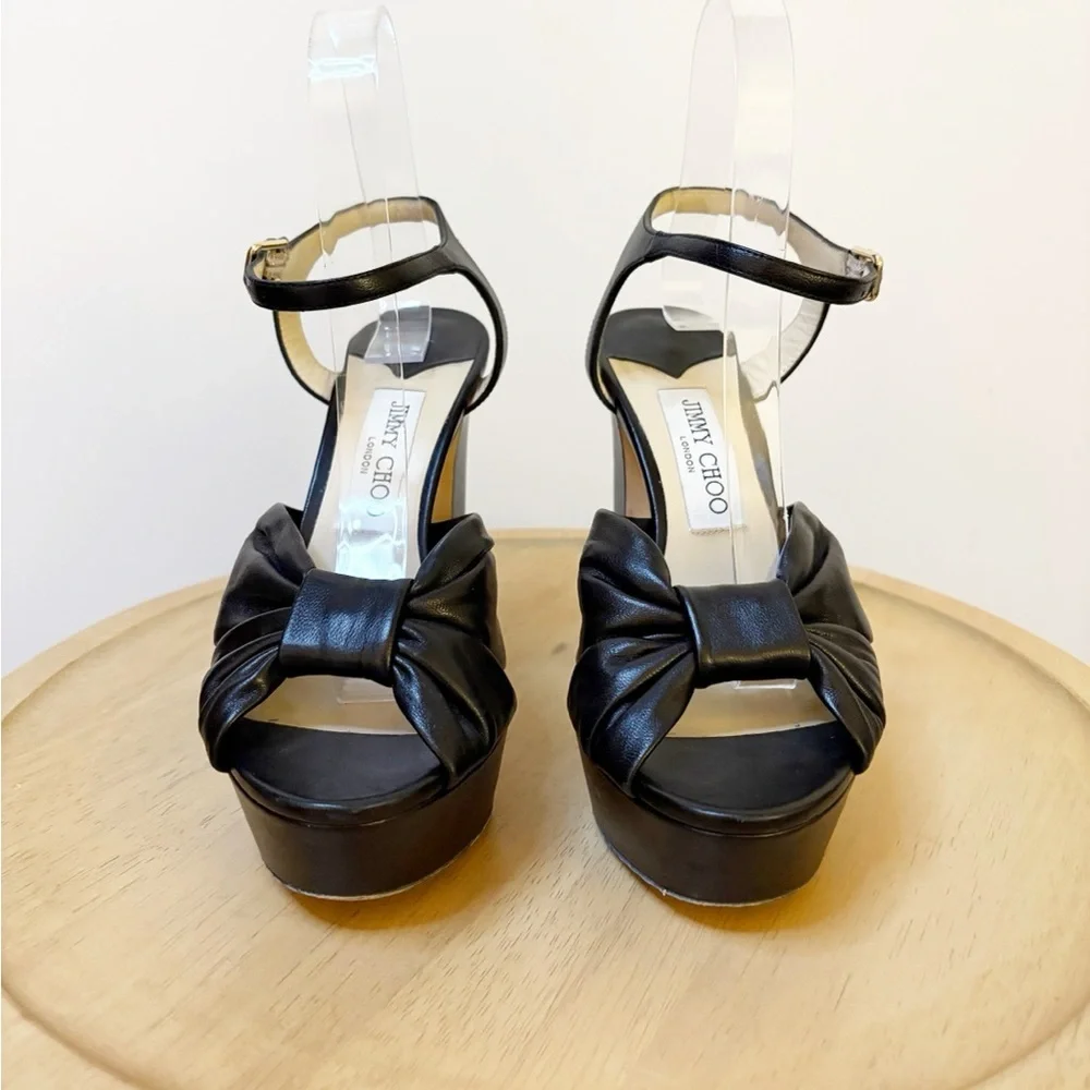 Jimmy Choo Heloise Nappa Platform Heel - Picture 5 of 12